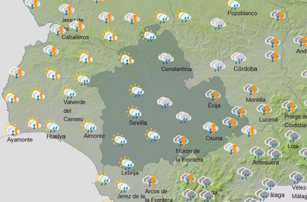 un debil frente dejara lluvias localmente